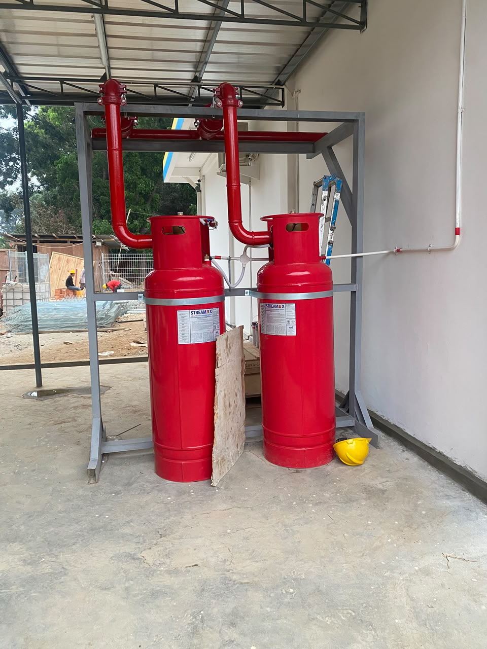 Dokumentasi instalasi Fire Alarm & Supression 1