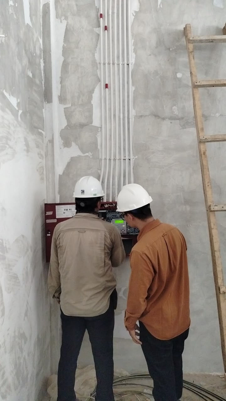 Dokumentasi instalasi Fire Alarm & Supression 2