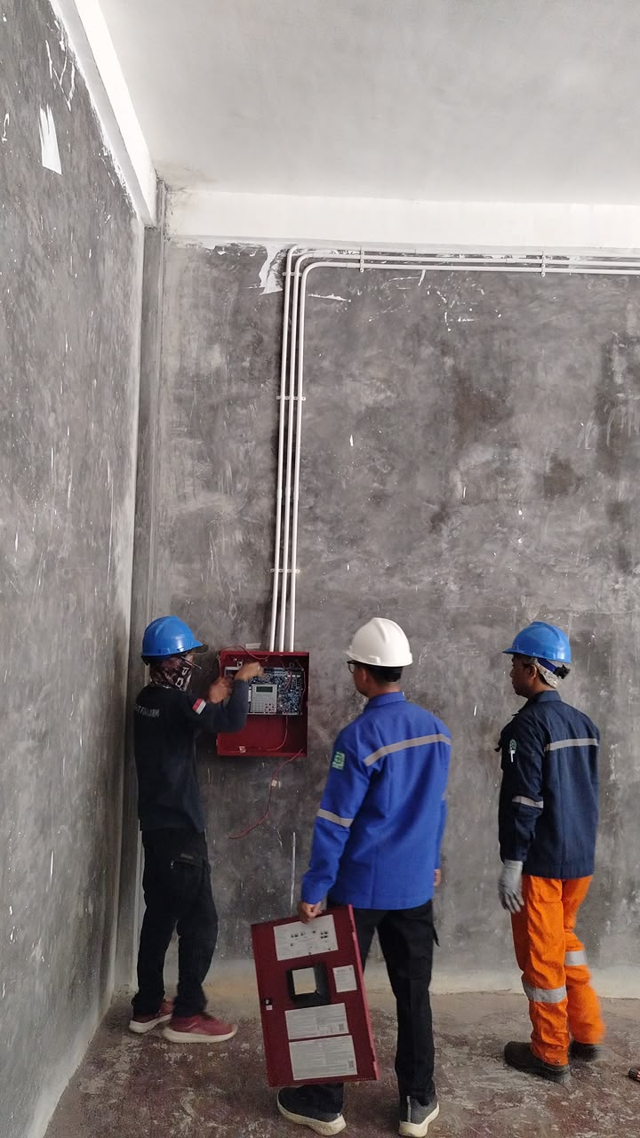 Dokumentasi instalasi Fire Alarm & Supression 8